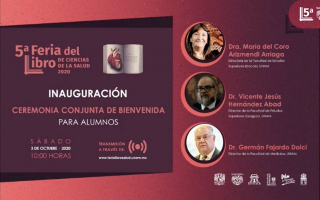 5a Feria del Libro de Ciencias de la Salud – Ceremonia de bienvenida