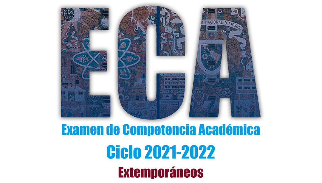Examen de Competencia Académica Ciclo 2021-2022. Extemporáneos